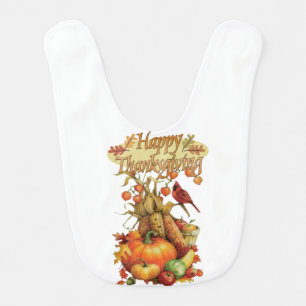 Happy Thanksgiving Day Baby Bib