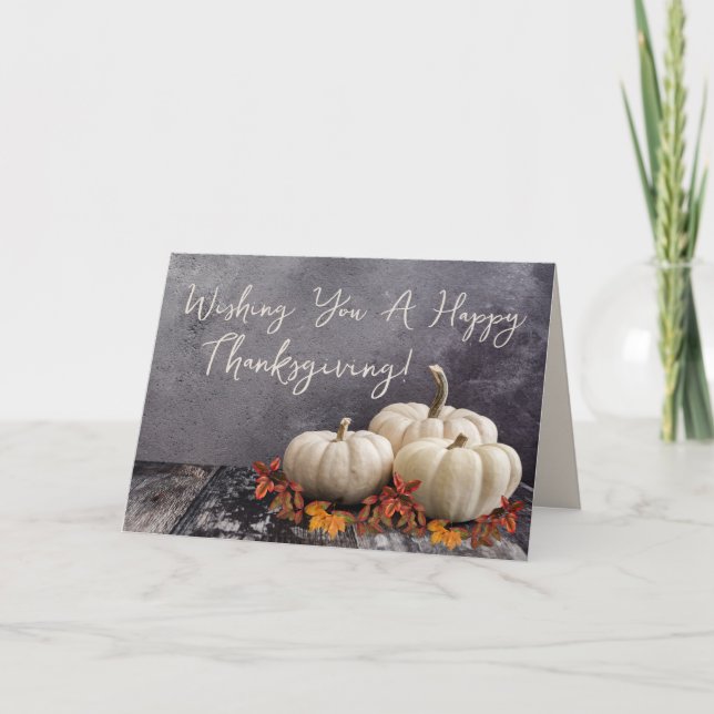 Happy Thanksgiving Day Card (Front)