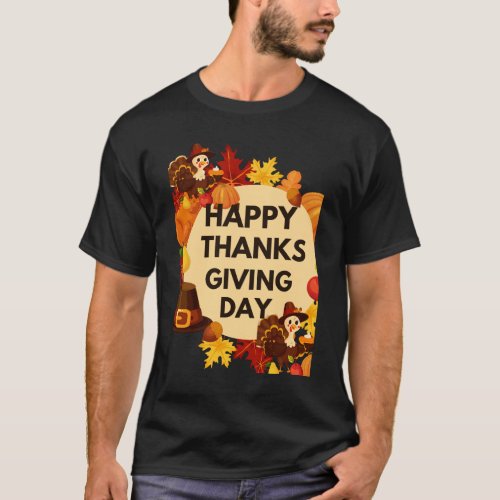 Happy Thanksgiving Day classique  T_Shirt