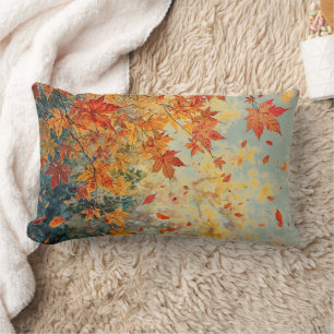 Happy Thanksgiving Day,Fall Autumn Season, Modern Lumbar Pillow