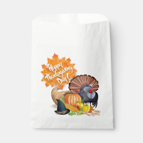 Happy Thanksgiving Day  Favor Bag
