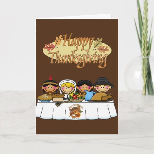 Happy Thanksgiving Day Greeting Card