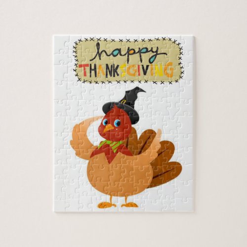 Happy Thanksgiving Day Jigsaw Puzzle