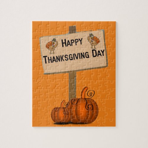 Happy Thanksgiving Day Jigsaw Puzzle