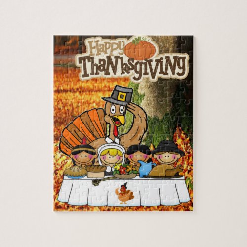 Happy Thanksgiving Day Jigsaw Puzzle