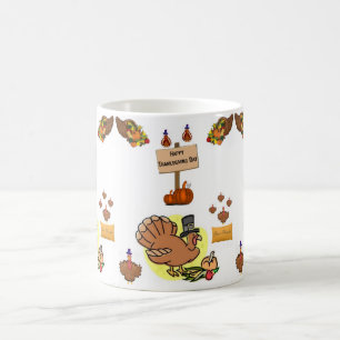 Happy Thanksgiving Day Mugs