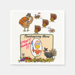 Happy Thanksgiving Day Paper Napkins