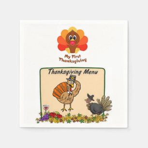 Happy Thanksgiving Day Paper Napkins