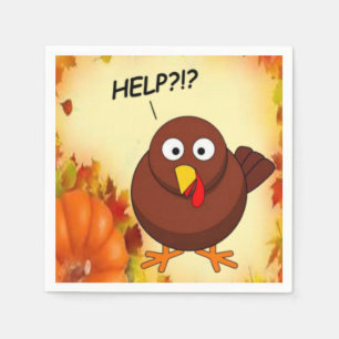 Happy Thanksgiving Day Paper Napkins