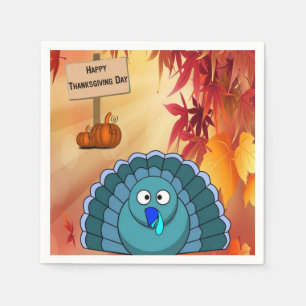 Happy Thanksgiving Day Paper Napkins