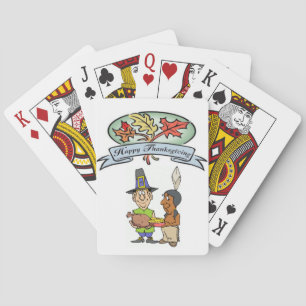 Happy Thanksgiving Day Playing Card Deck