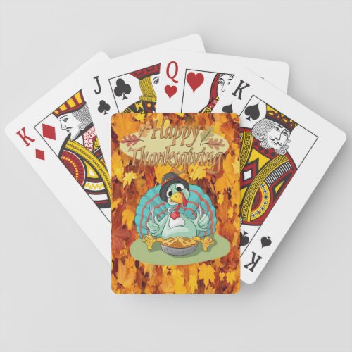 Happy Thanksgiving Day Playing Card Deck
