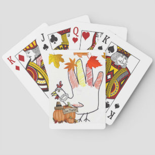Happy Thanksgiving Day Playing Card Deck