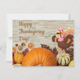 Happy Thanksgiving Day Postcard