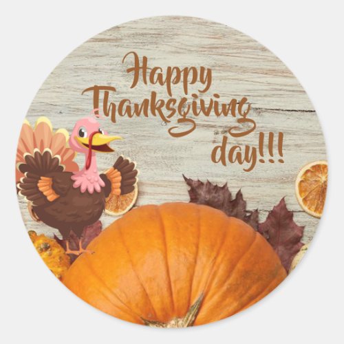 Happy Thanksgiving Day Sticker