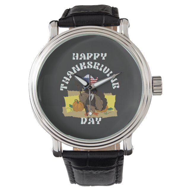 Happy Thanksgiving Day Watch (Front)