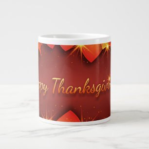 Happy Thanksgiving, decorative, Giant Coffee Mug