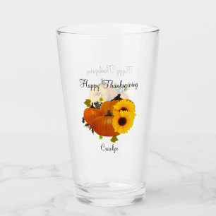 Happy Thanksgiving Dinner Party Tumblers & Glasses