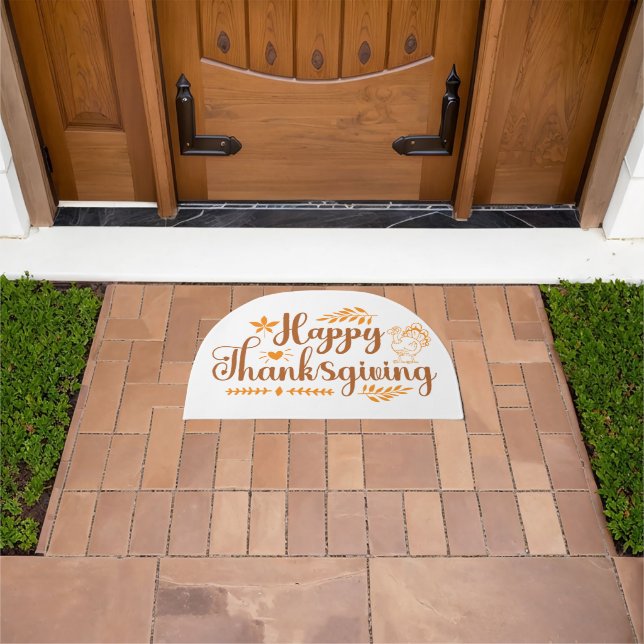 Happy Thanksgiving Doormat (Outdoor)