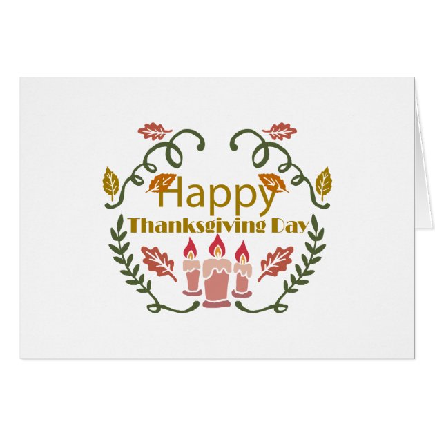 Happy Thanksgiving Fall Festival Card