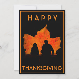 HAPPY THANKSGIVING FAMILY DINNER PARTY INVITATION