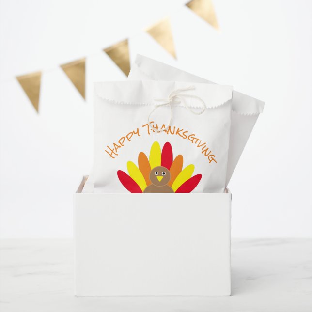 Happy Thanksgiving Favor Bag (Party)
