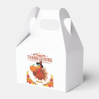 Happy Thanksgiving Favor Boxes