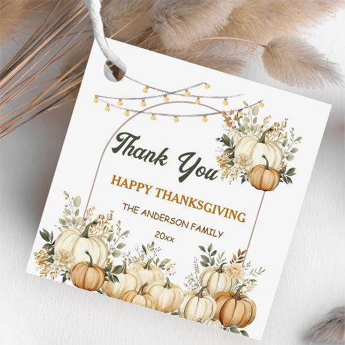 Happy Thanksgiving Favor Tags