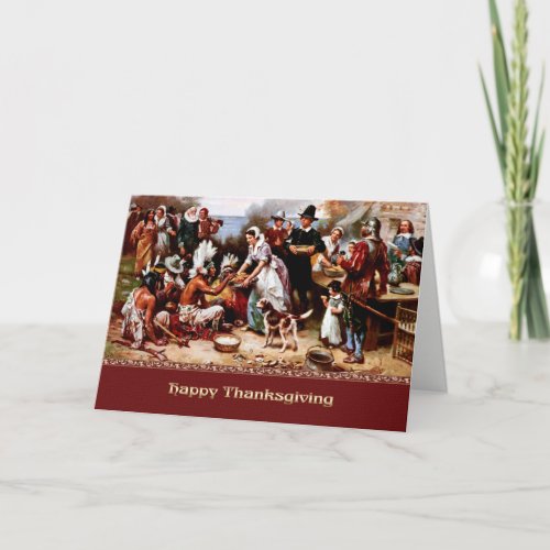 Happy Thanksgiving Fine Art Greeting Cards