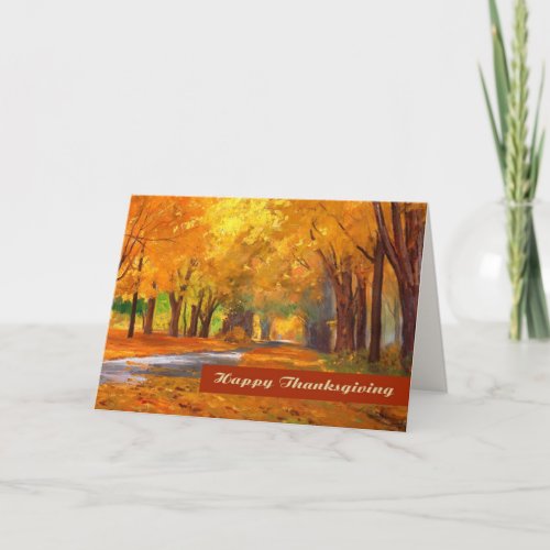 Happy Thanksgiving Fine Art Greeting Cards