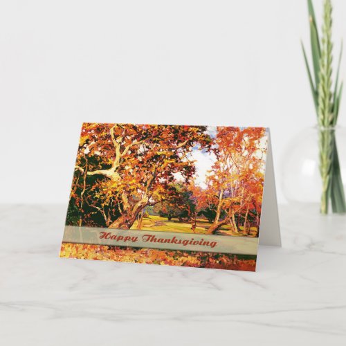 Happy Thanksgiving Fine Art Greeting Cards