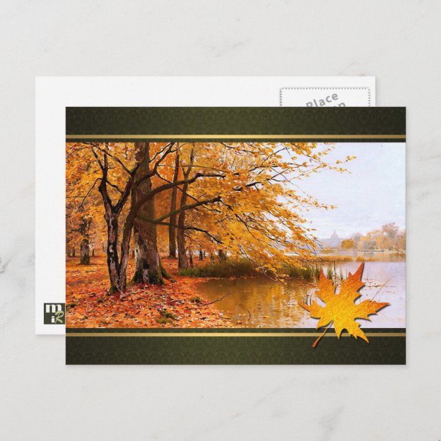 Happy Thanksgiving. Fine Art Postcard (Front/Back)