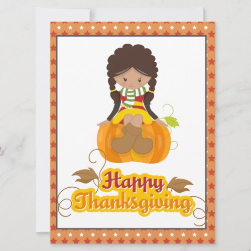 Happy Thanksgiving for Daughters Card