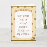 Happy Thanksgiving for Family Card