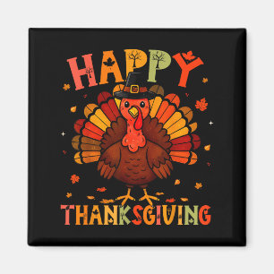 Happy Thanksgiving Funny Turkey Day Family Dinner  Magnet
