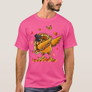 Happy Thanksgiving Funny Turkey Wears Sunglasses T-Shirt