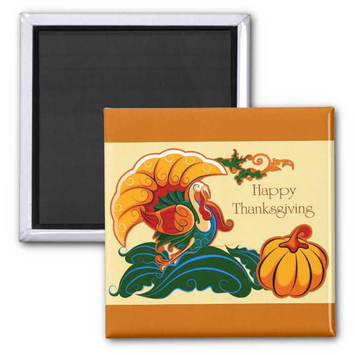 Happy Thanksgiving Gift Magnet