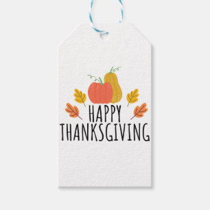 HAPPY THANKSGIVING GIFT TAGS