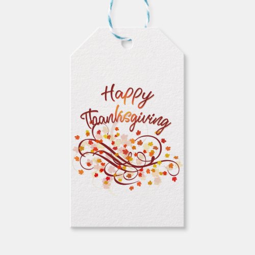 Happy Thanksgiving Gift Tags