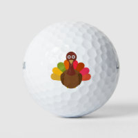 Happy Thanksgiving Golf Balls