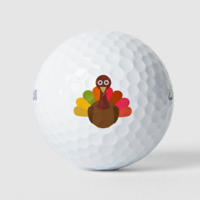 Happy Thanksgiving Golf Balls (Front)