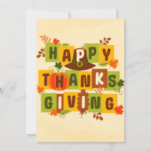 Happy Thanksgiving Greeting Card