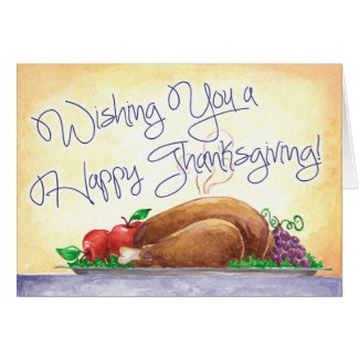 Happy Thanksgiving - Greeting Card