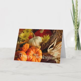 Happy Thanksgiving Greeting Card