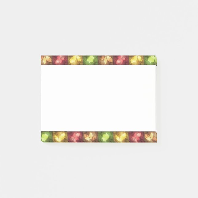 Happy Thanksgiving Grunge Leaves - Post-it® Notes (Front)