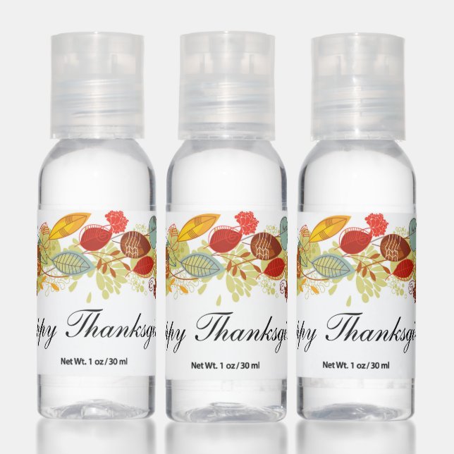 Happy Thanksgiving Hand Sanitizer (Set)