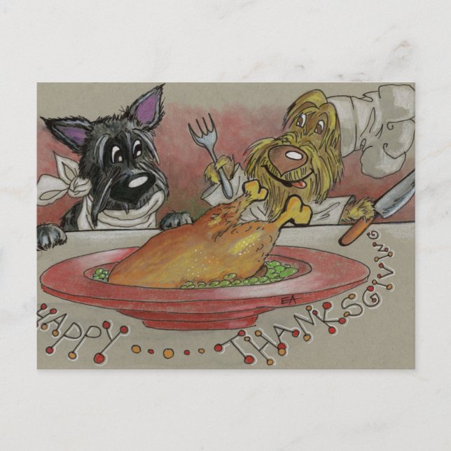 Happy Thanksgiving, Happy Turkey day Postcard (Front)