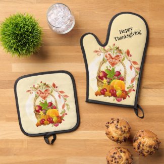Happy Thanksgiving Harvest Basket 