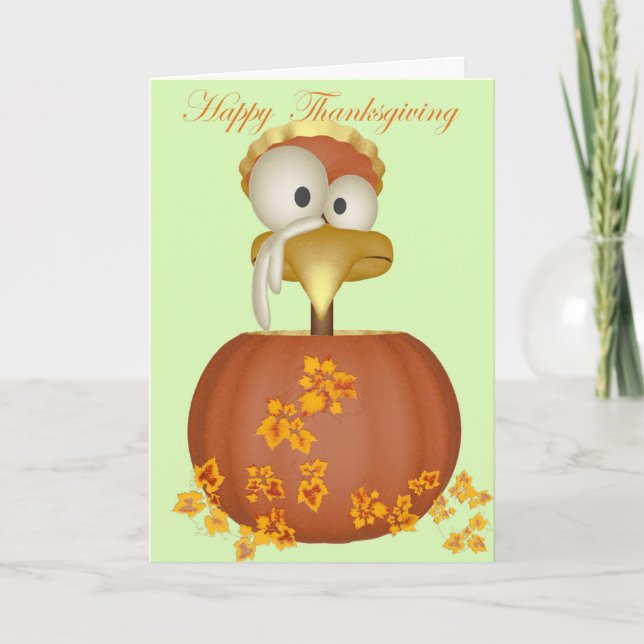 Happy Thanksgiving Holiday Card (Front)