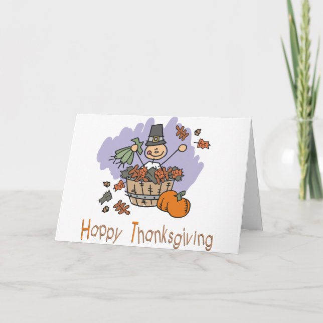 Happy Thanksgiving Holiday Card (Front)